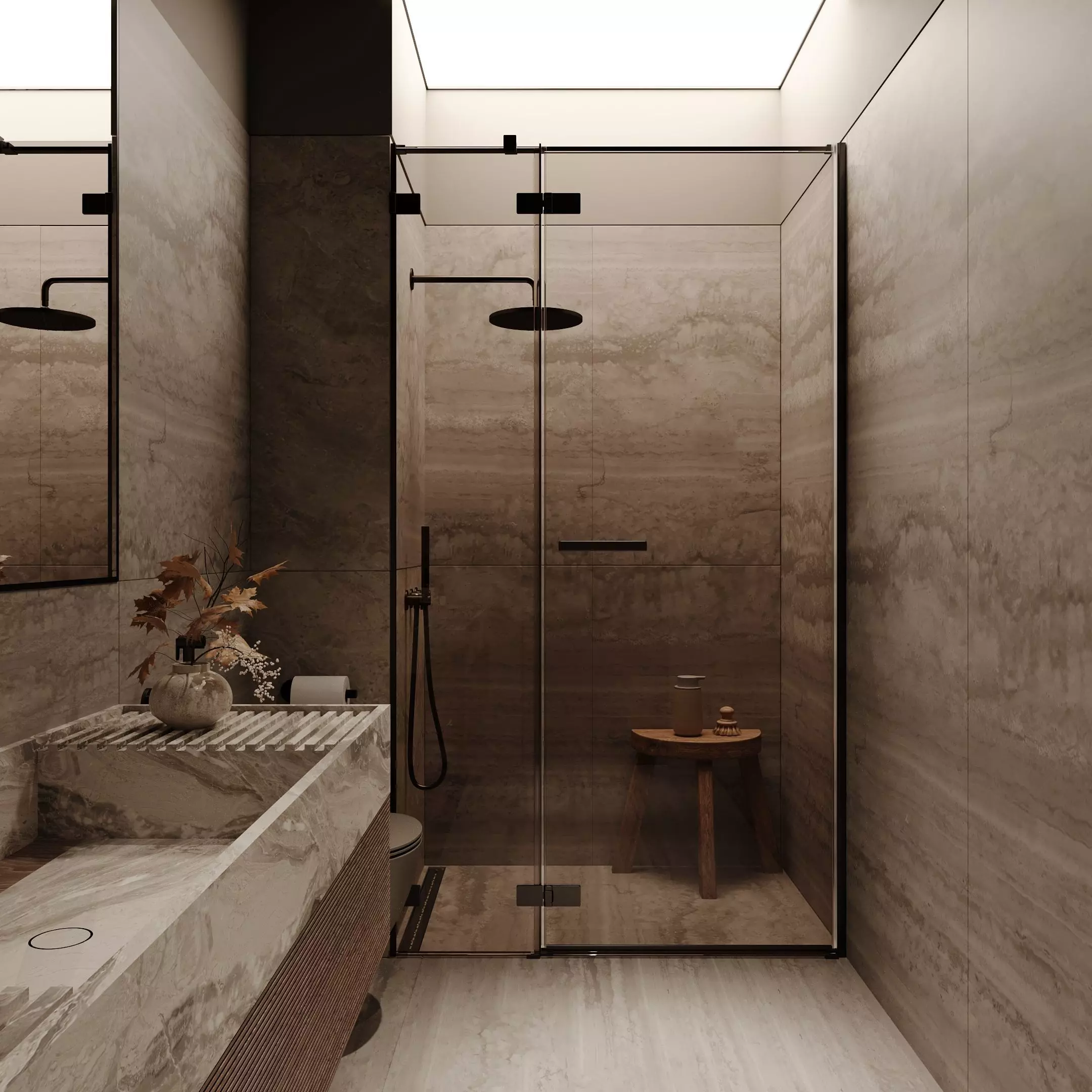 Bathroom Interior Design   3D model_0