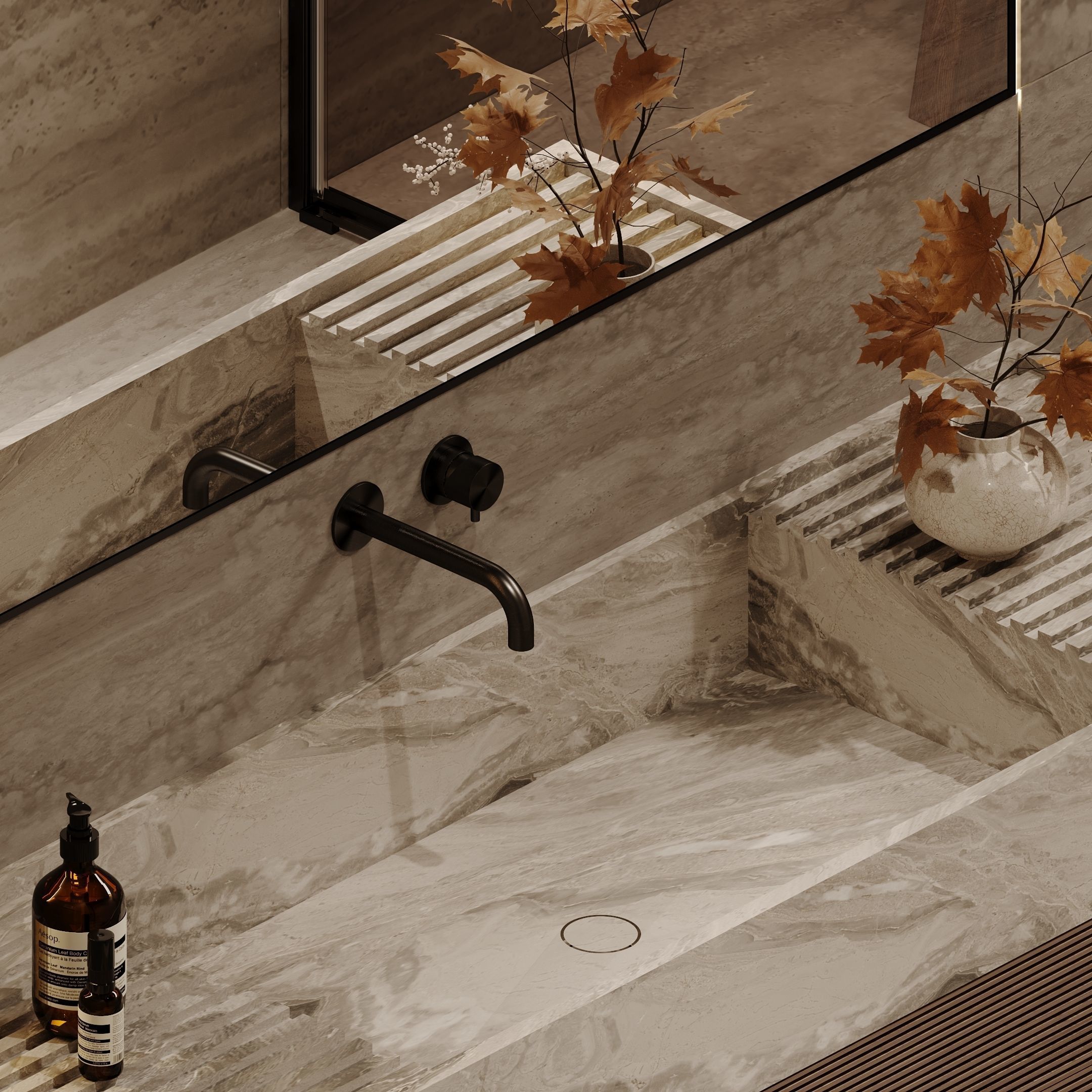 Bathroom Interior Design   3D model_3