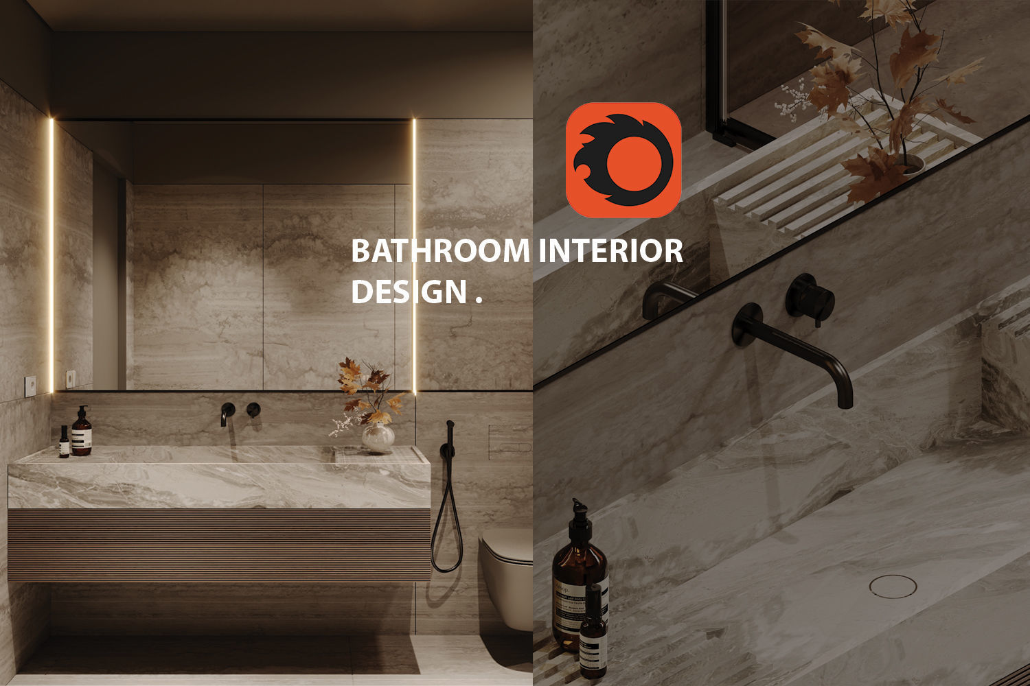 Bathroom Interior Design   3D model_2