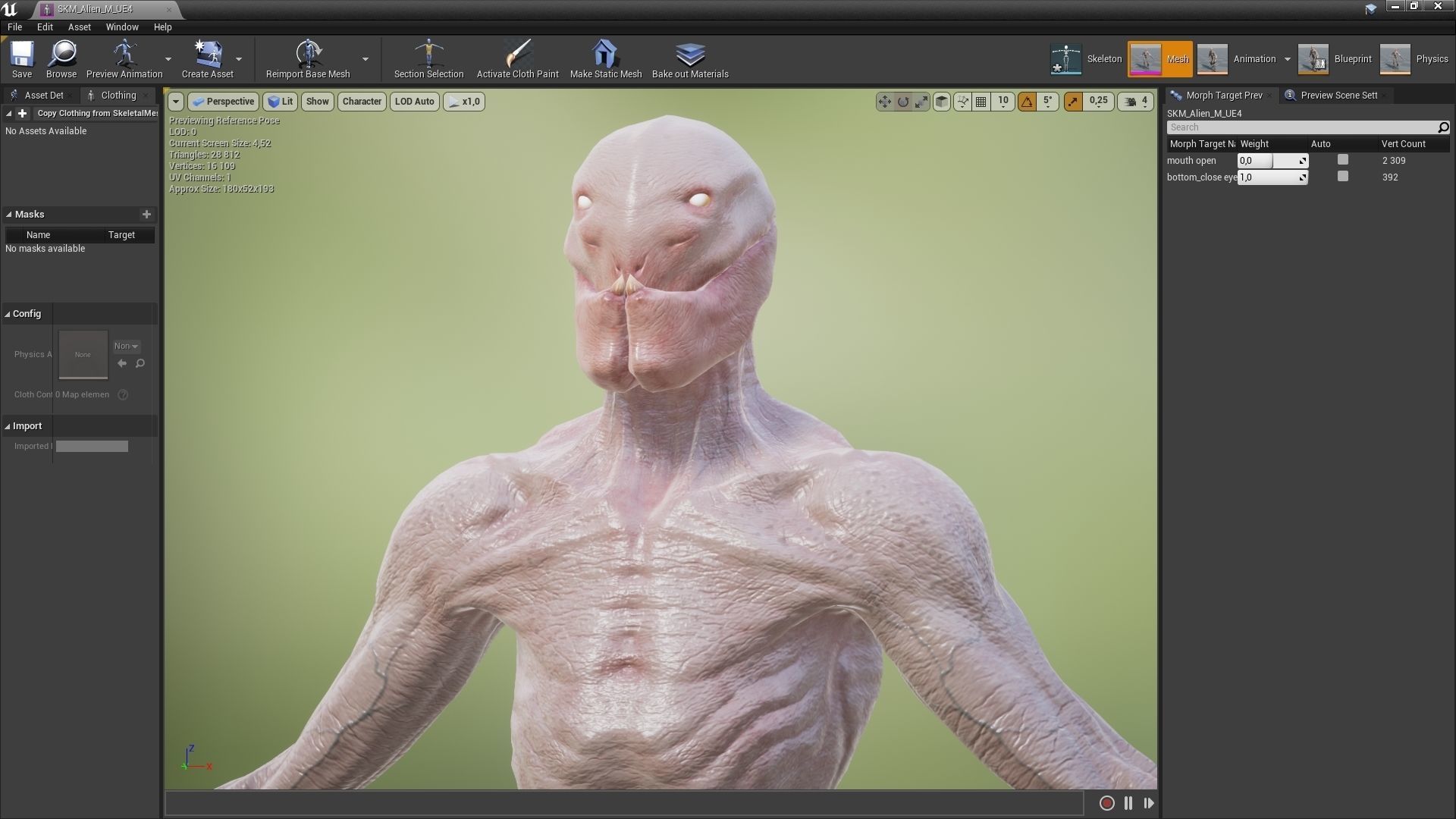Vr Alien Model 3D model Alien M VR / AR / low-poly | CGTrader