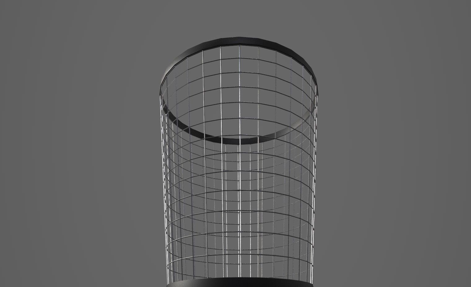 Trash Low-poly 3D model_4