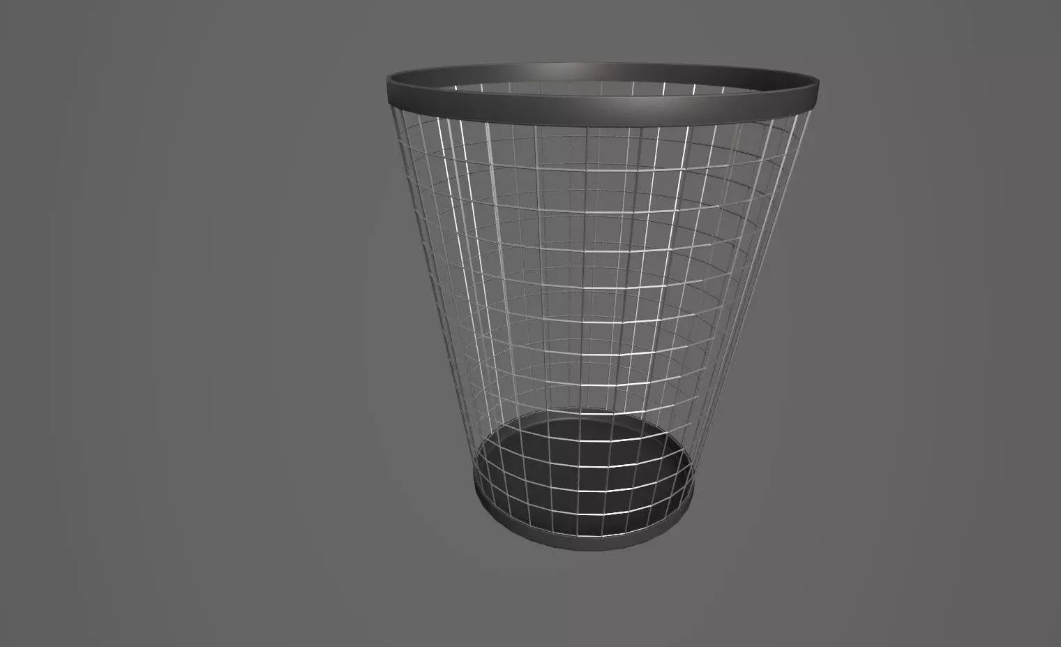 Trash Low-poly 3D model_0