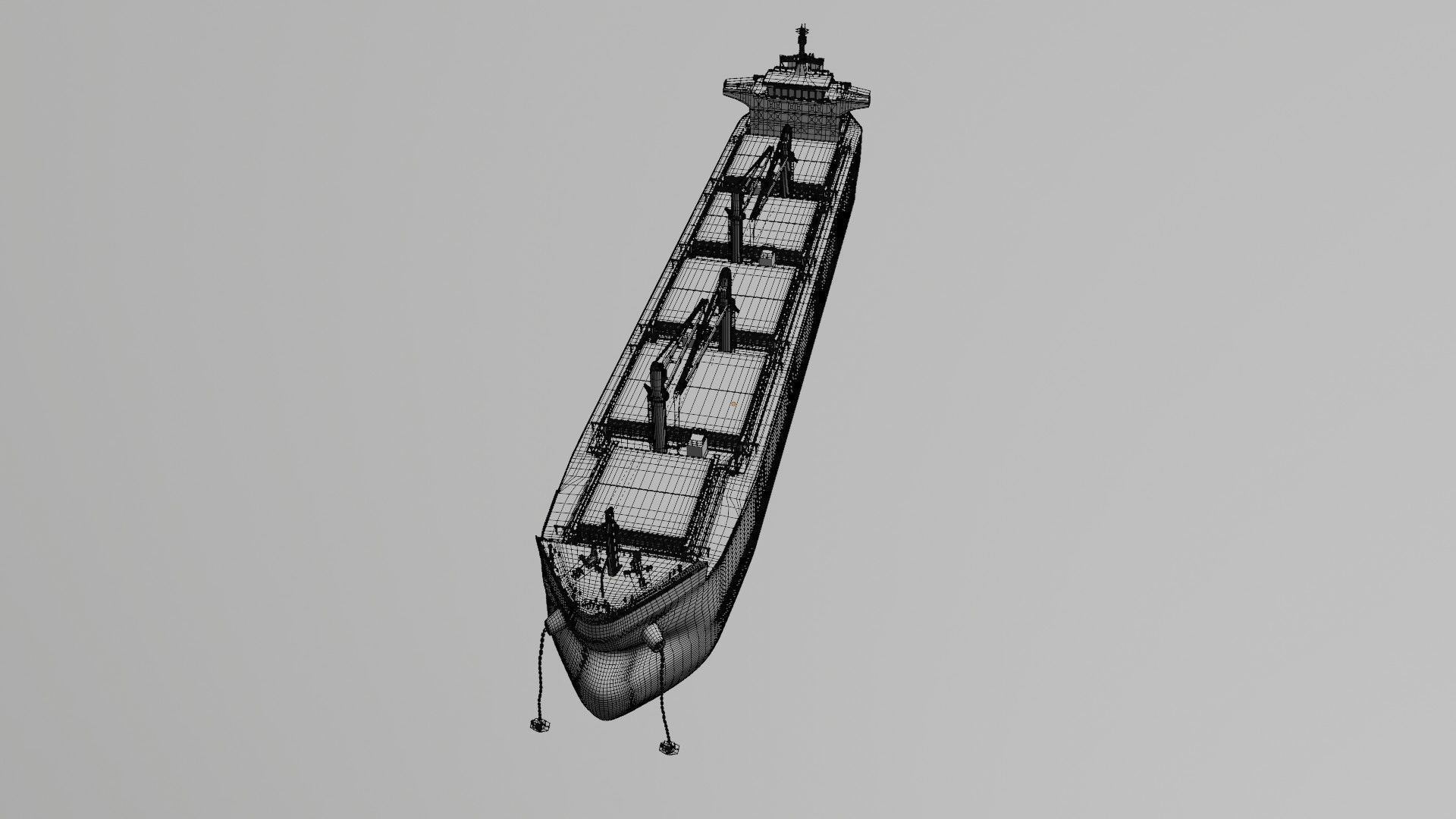 Bulk carrier SDARI Dolphin 64 3D model_19