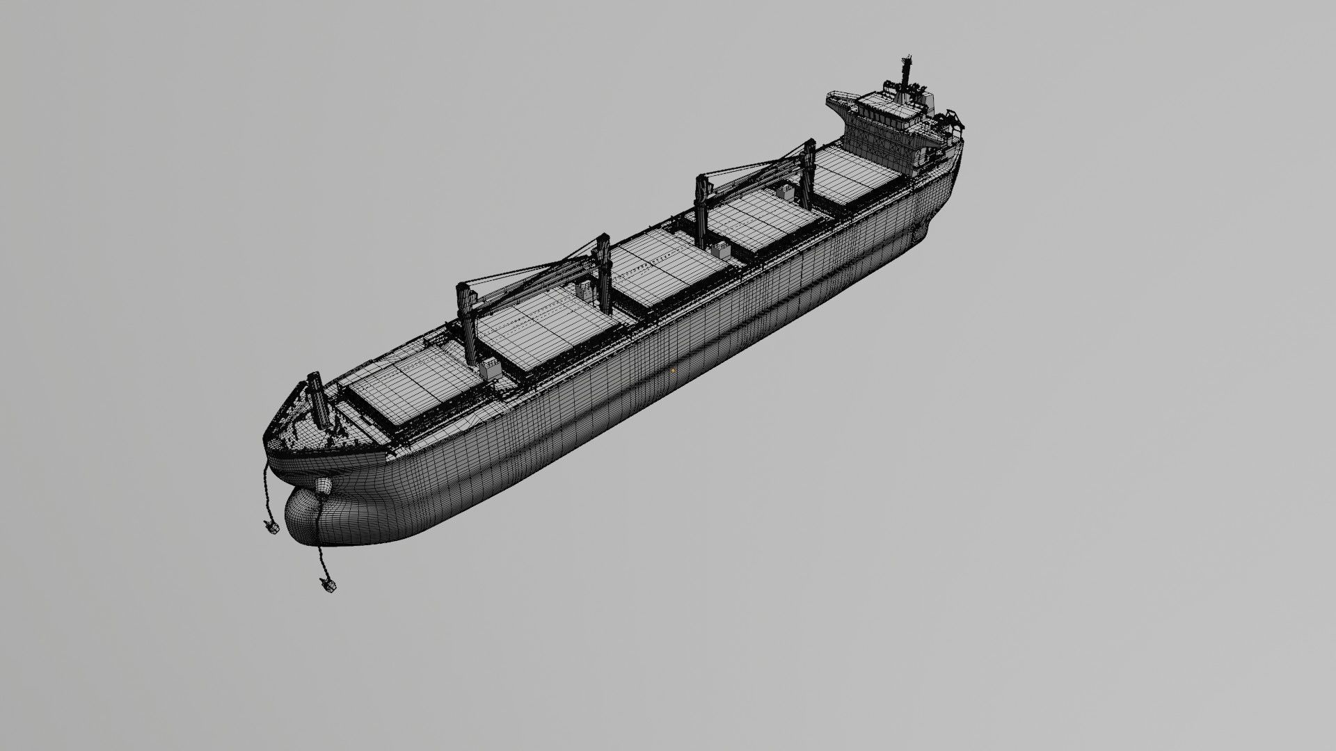 Bulk carrier SDARI Dolphin 64 3D model_20