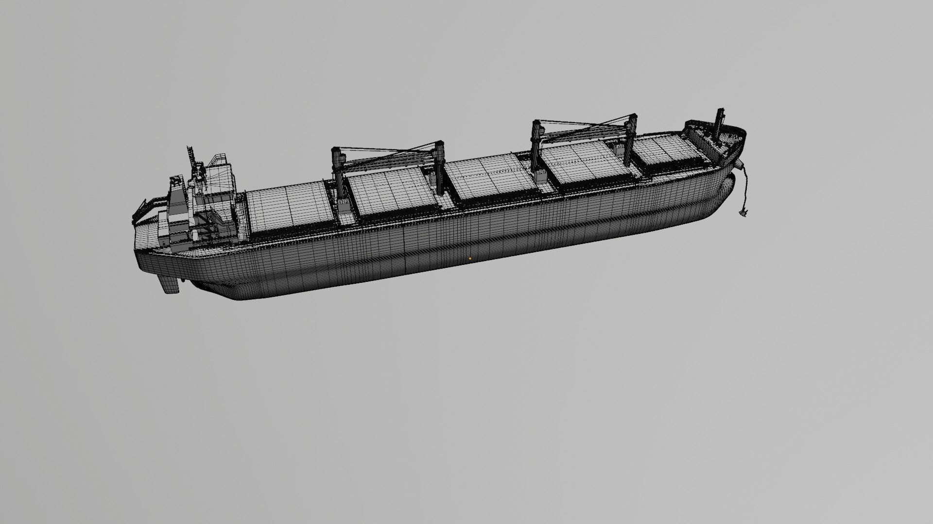 Bulk carrier SDARI Dolphin 64 3D model_25