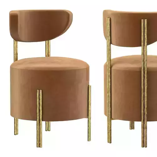 Melange Vanity Stool