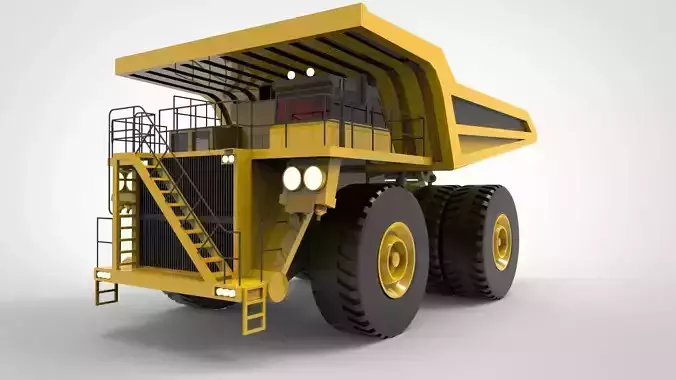 Komatsu mining dump truck