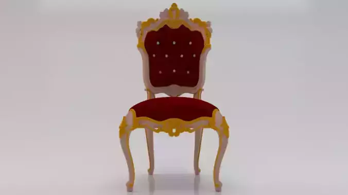 Fashionable Modern Chair 01 Low-poly 3D model