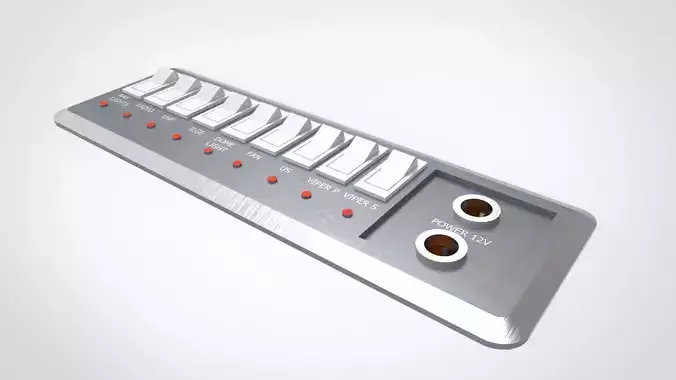Boat Switch Panel Navigation 3D model