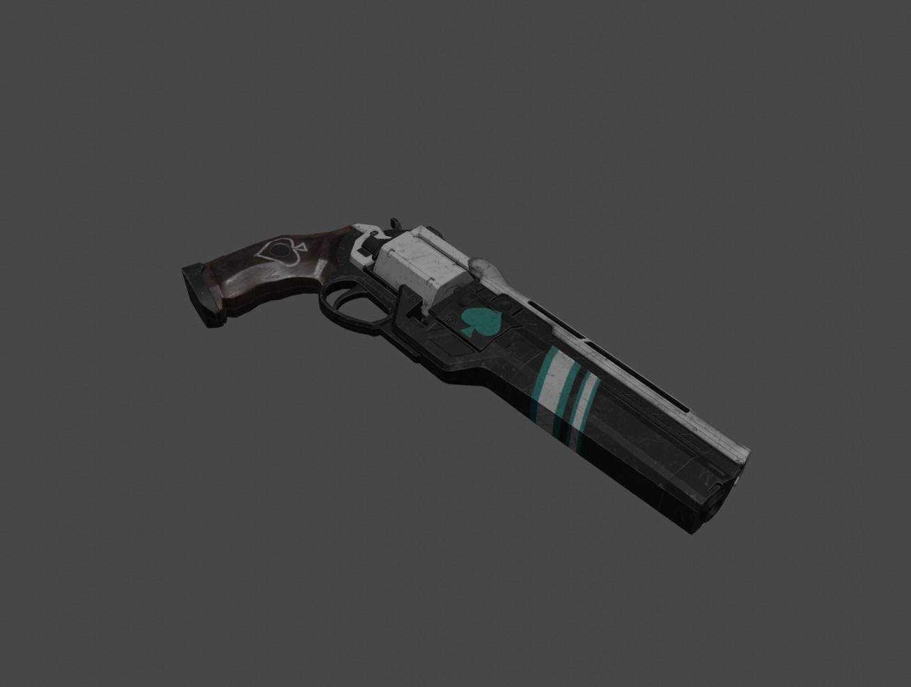 gun model 3D model_6