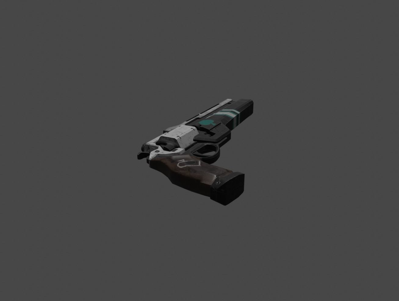 gun model 3D model_5