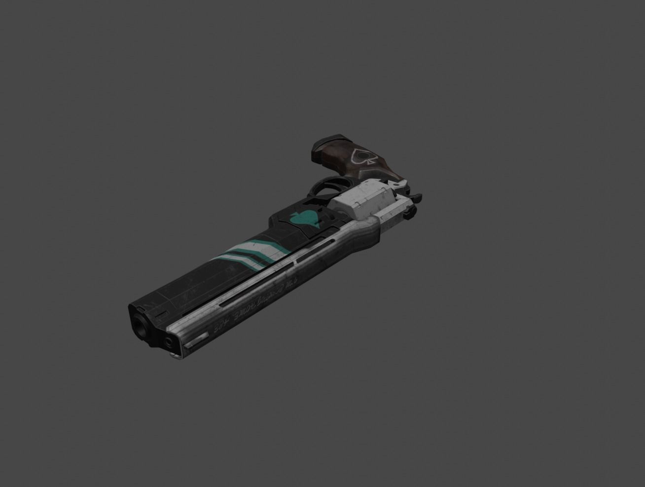 gun model 3D model_7