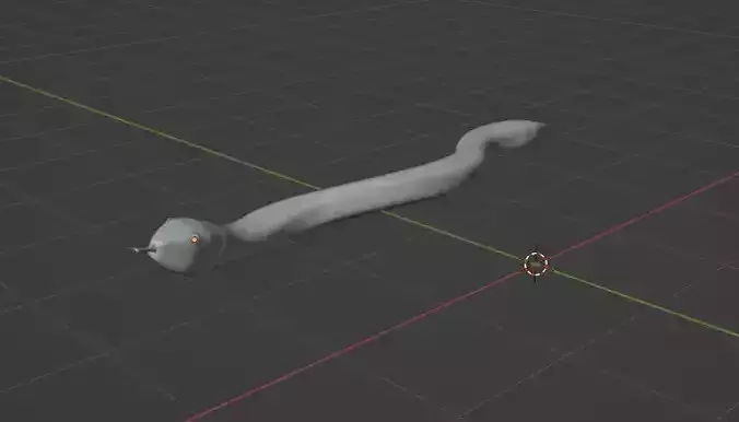 Low Poly snake