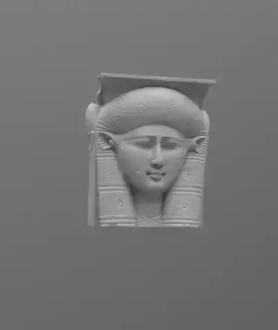 column header hathor 3D print model
