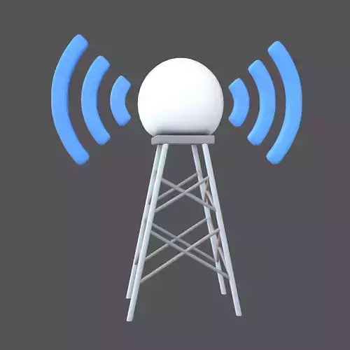 Signal Tower Icon v1 001