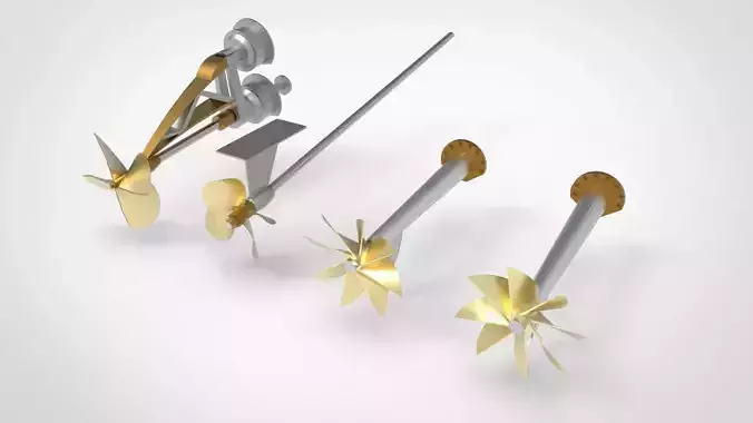 Ship Propulsion model 3D model
