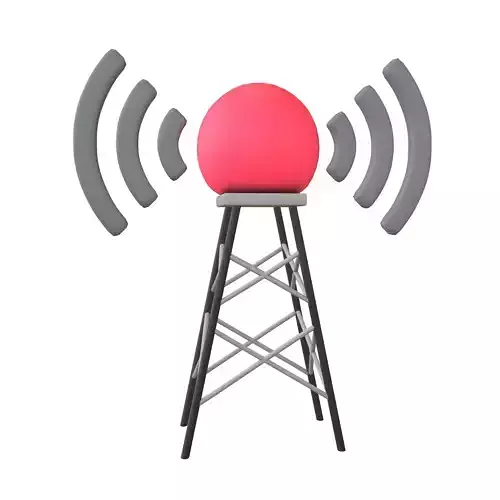 Signal Tower Icon v1 002