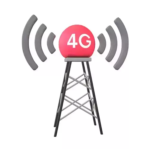 Signal Tower 4G Icon v1 002