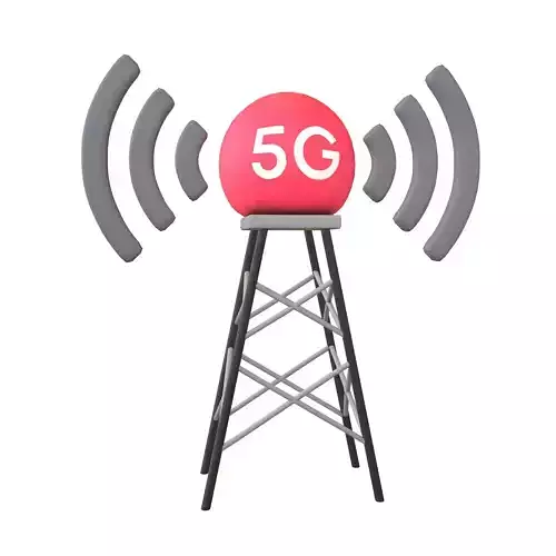 Signal Tower 5G Icon v1 002