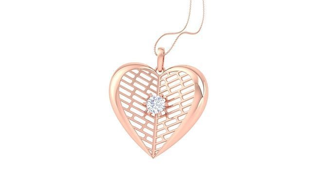 Ultra Vision Mesh Wire Women solitaire diamond  pendant 3dm stl 3D print model