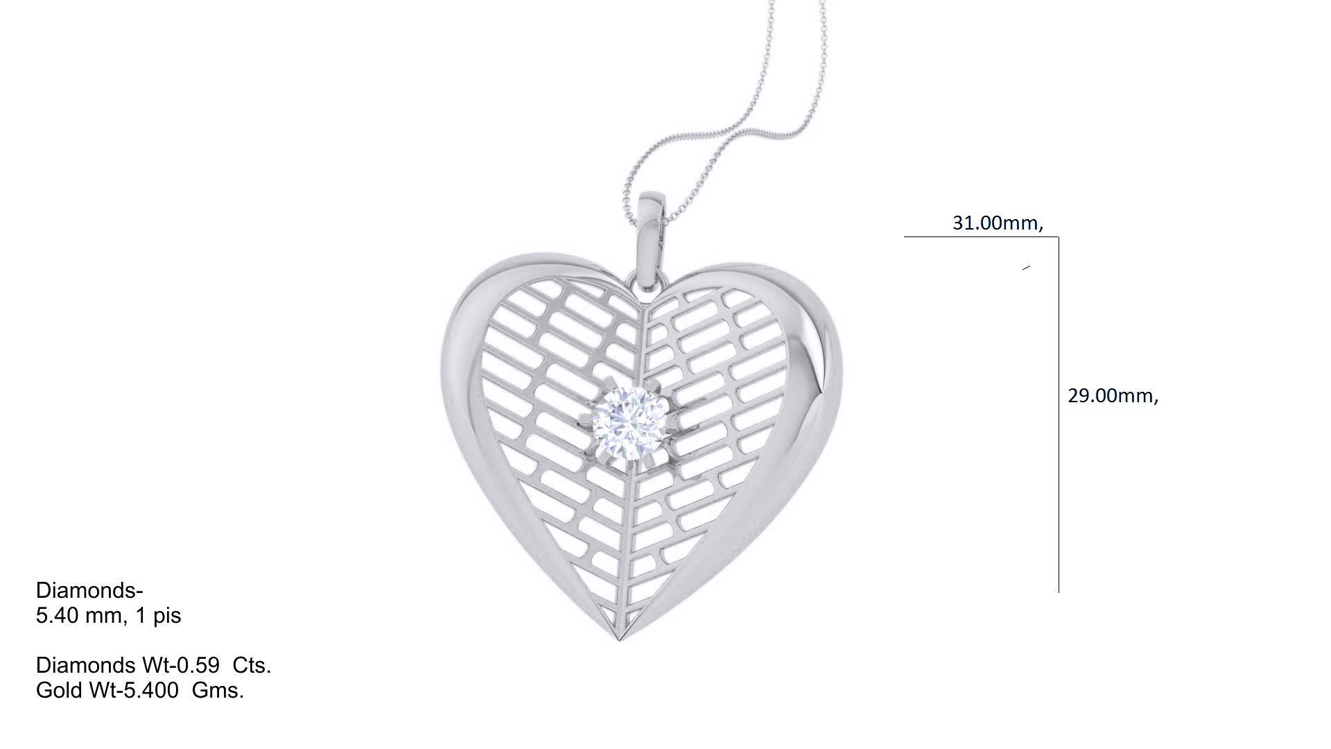 Ultra Vision Mesh Wire Women solitaire diamond  pendant 3dm stl 3D print model_2