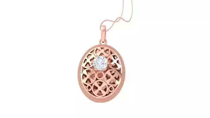 Ultra Vision wire mesh  solitaire diamond  pendant 3dm stl 3D print model