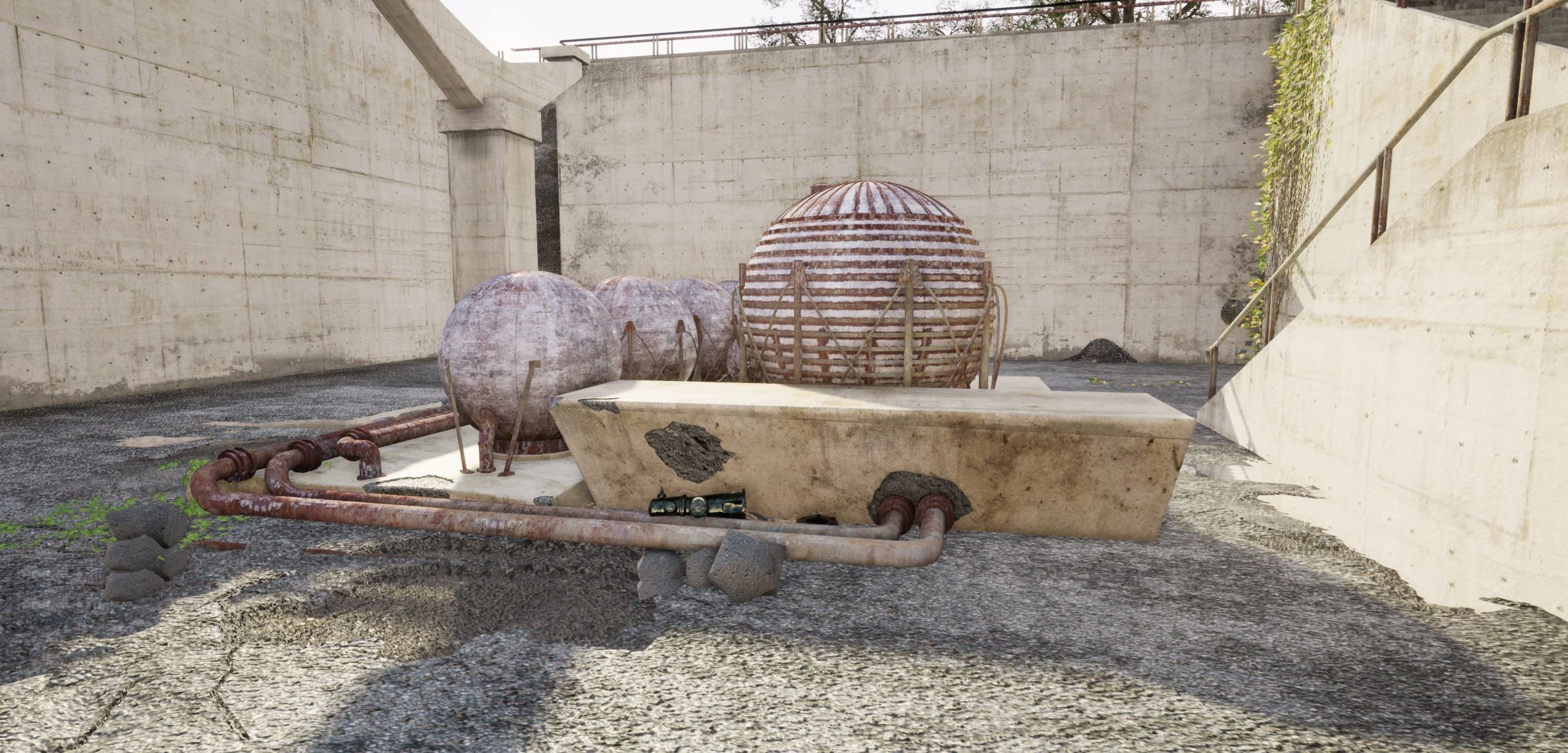 Abandoned factories 3D model_11