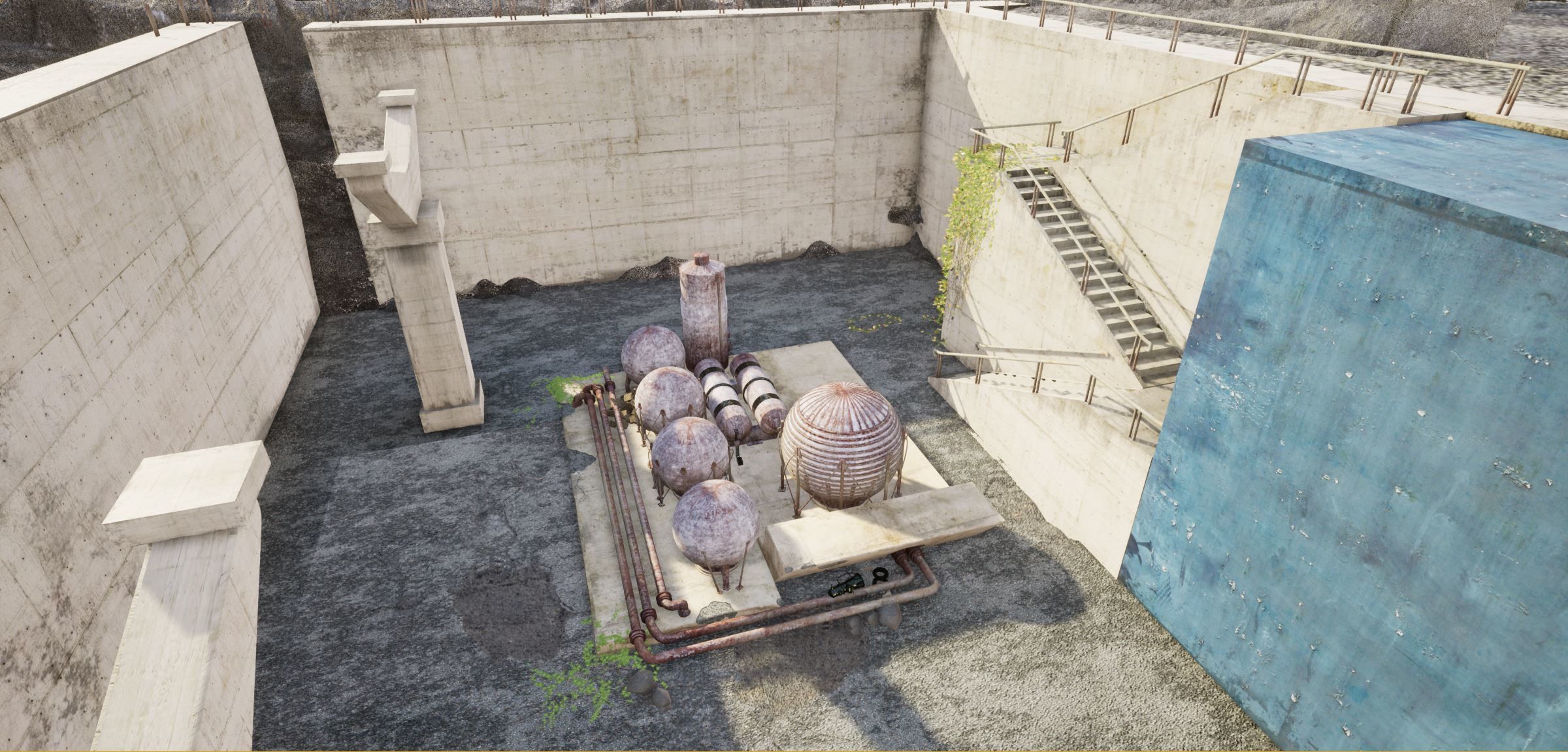 Abandoned factories 3D model_13