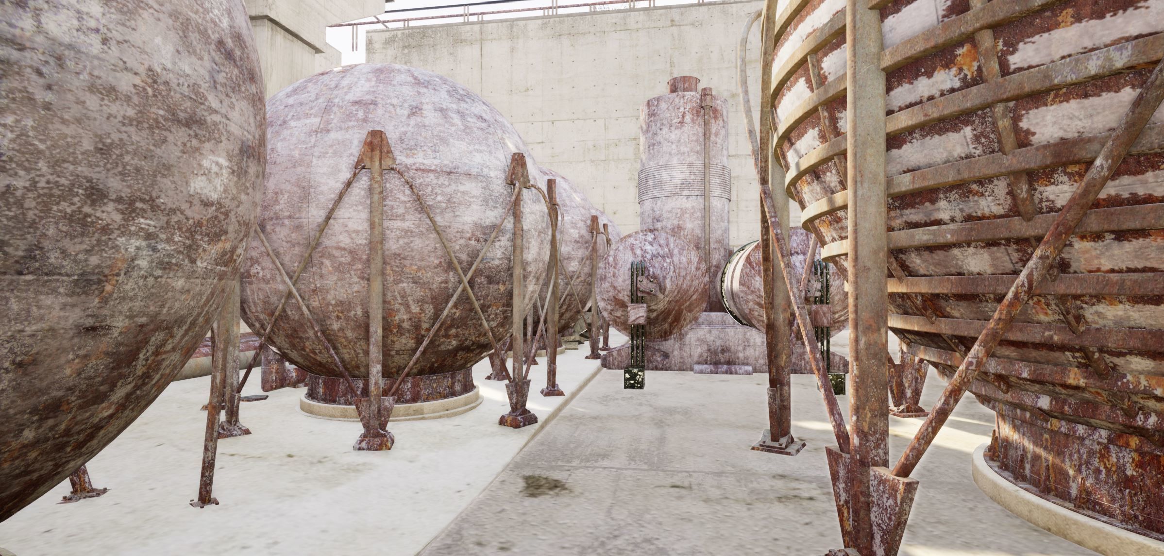 Abandoned factories 3D model_5