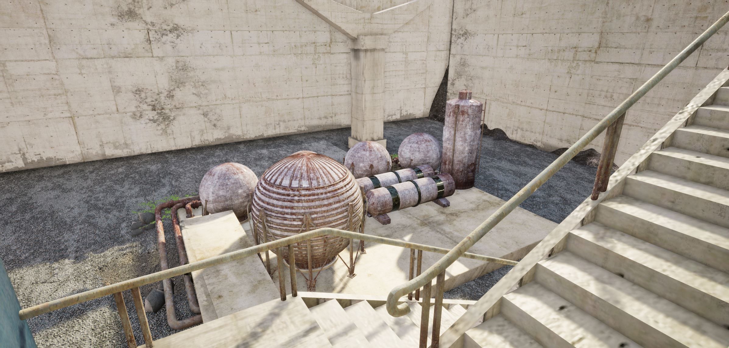 Abandoned factories 3D model_2