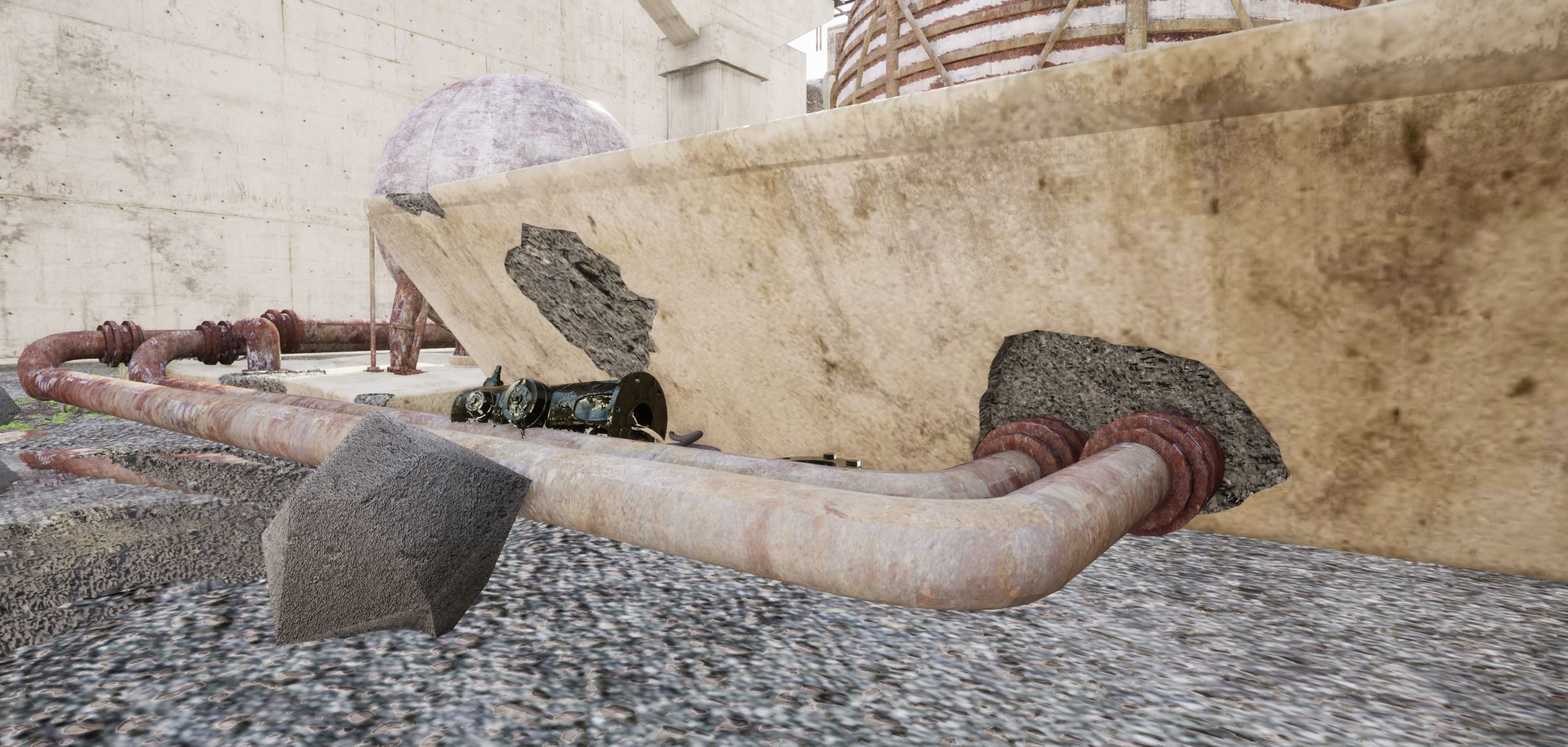 Abandoned factories 3D model_6