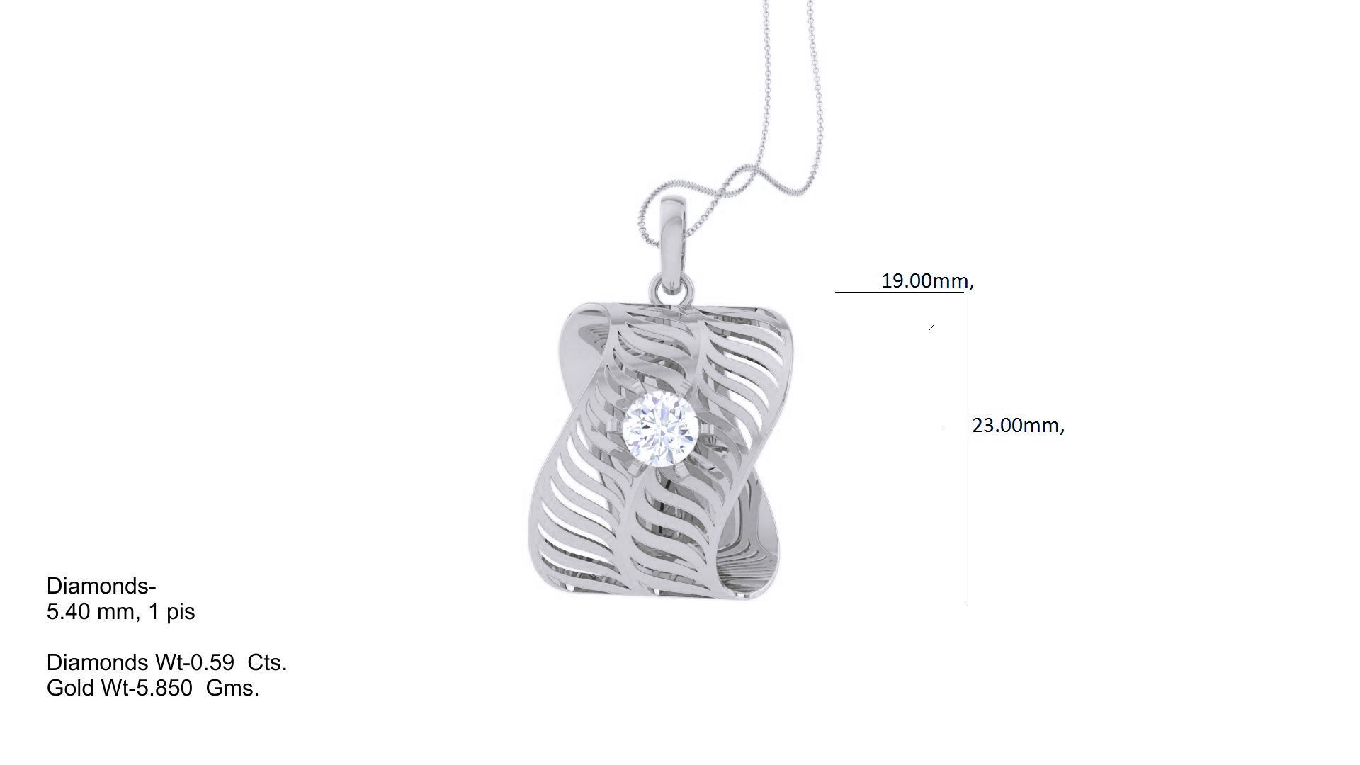 Ultra Vision wire mesh  solitaire diamond  pendant 3dm stl 3D print model_1