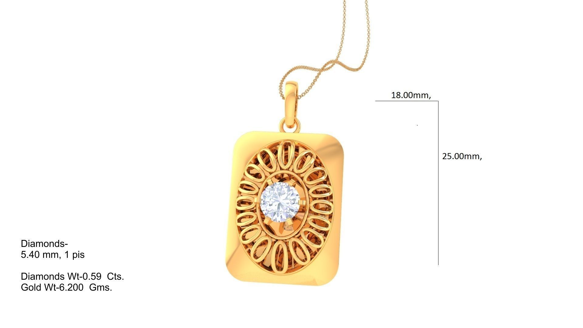 Ultra Vision wire mesh  solitaire diamond  pendant 3dm stl 3D print model_3