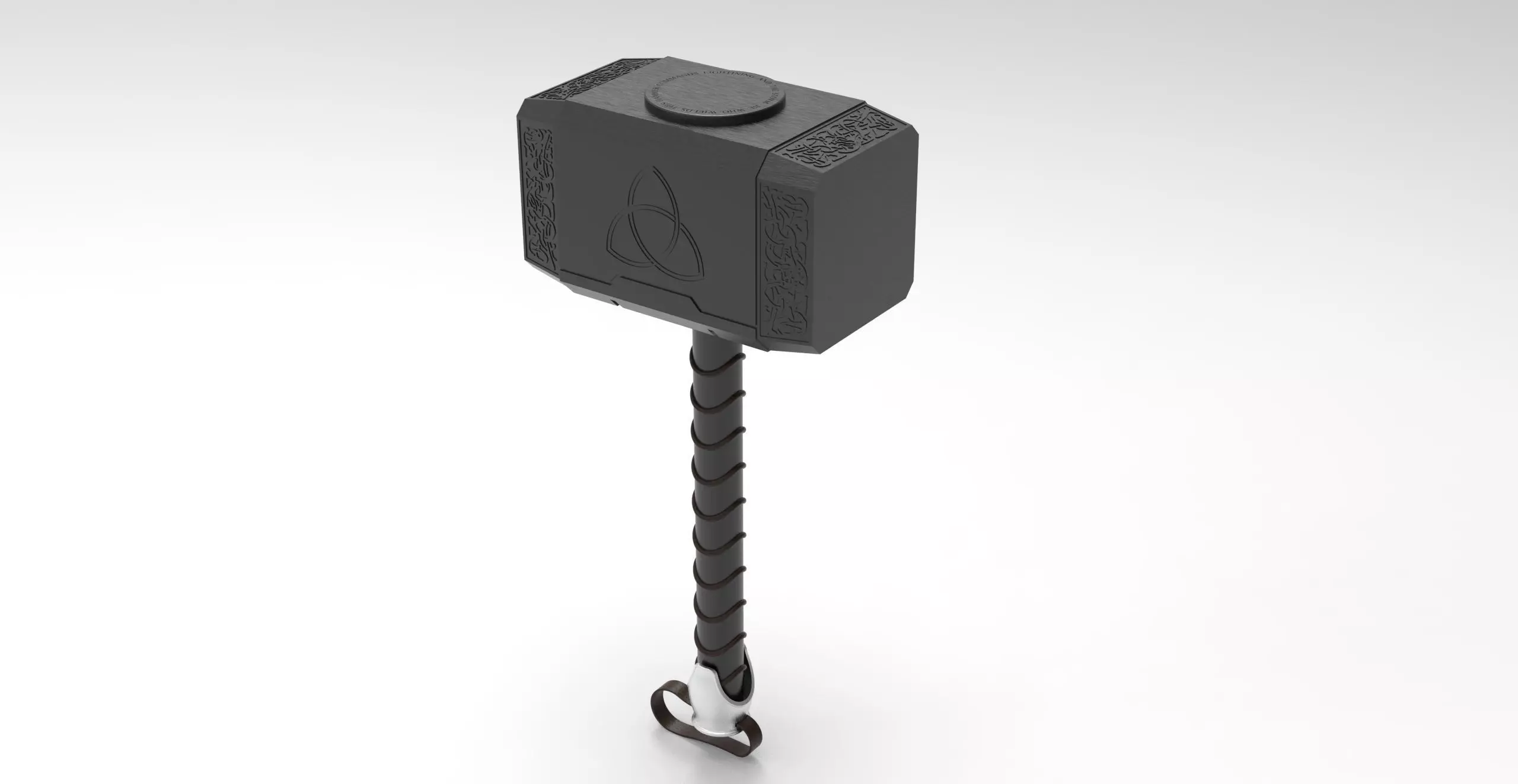Thor hammer 3D model_0