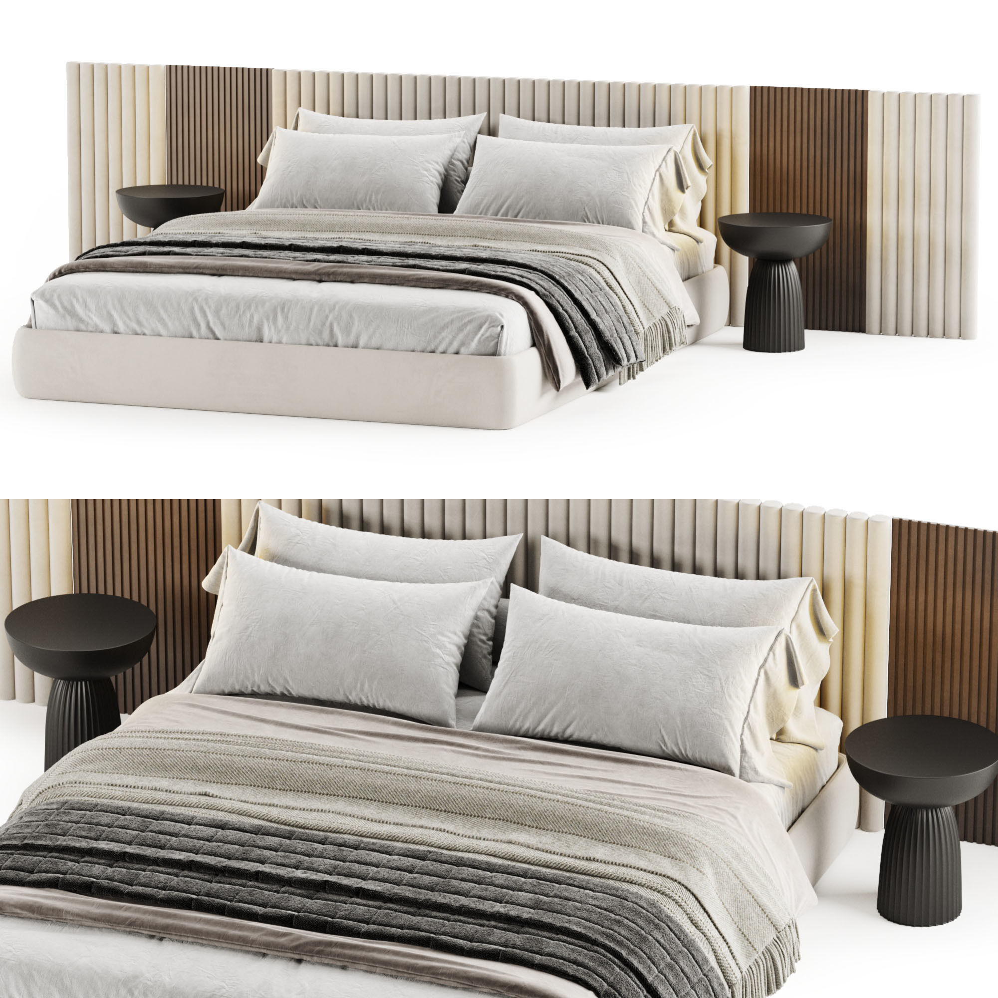 Bed 01 3D model_3