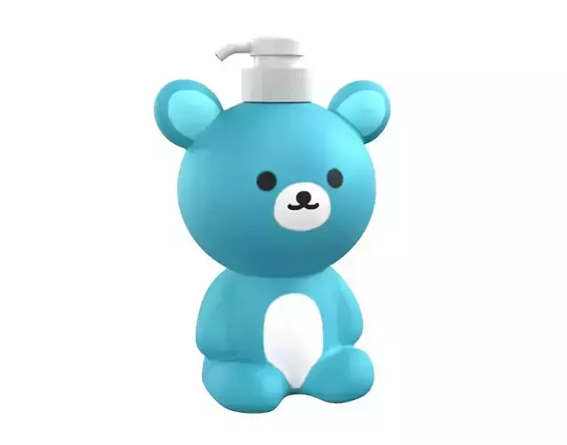 Bear Liquid Soap Dispenser Baby Blue
