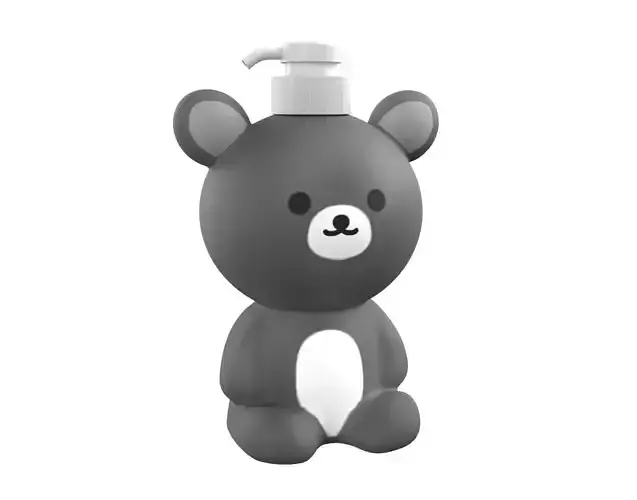 Bear Liquid Soap Dispenser Gray