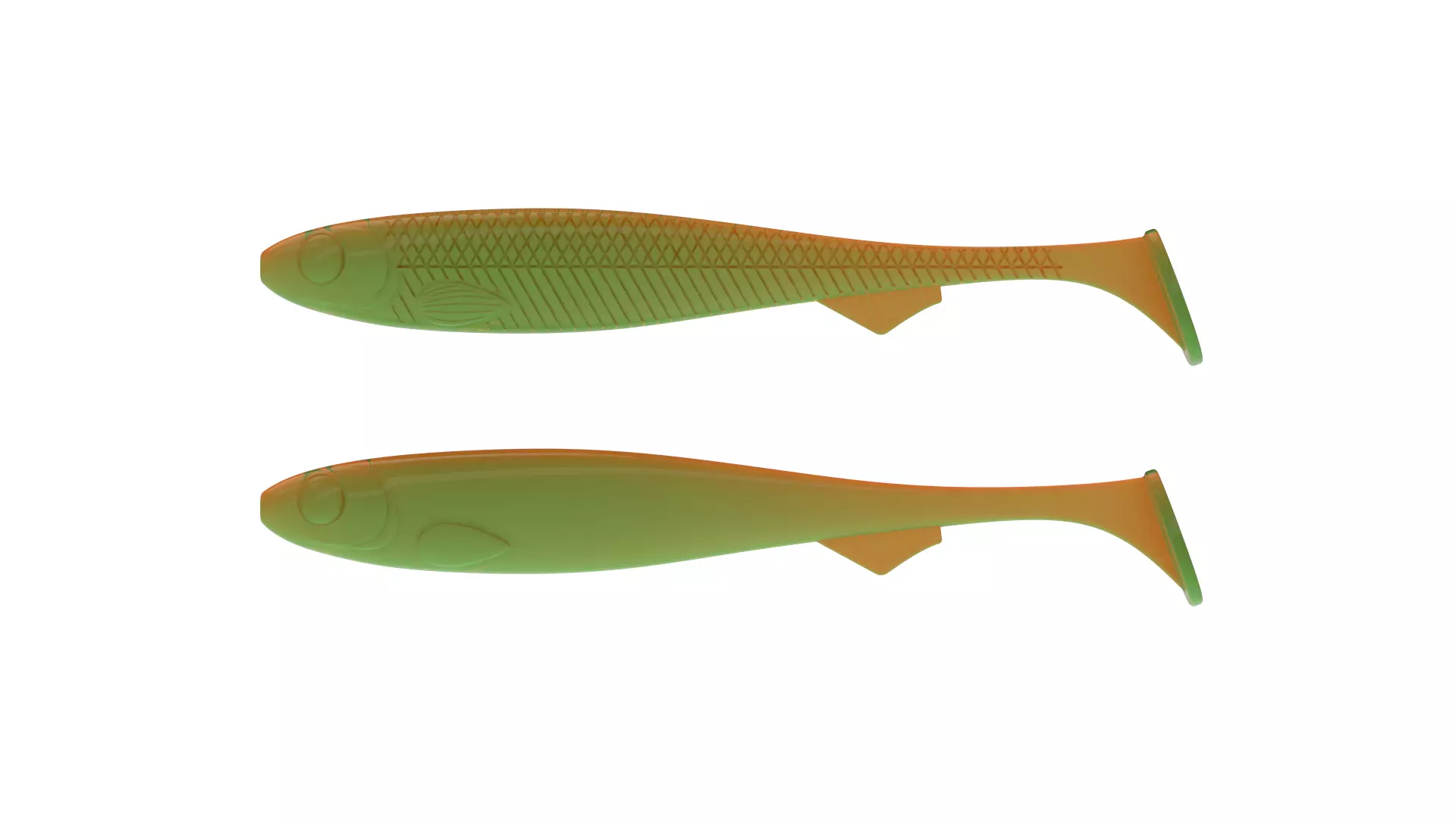 soft fishing lure v9 3D print model_0