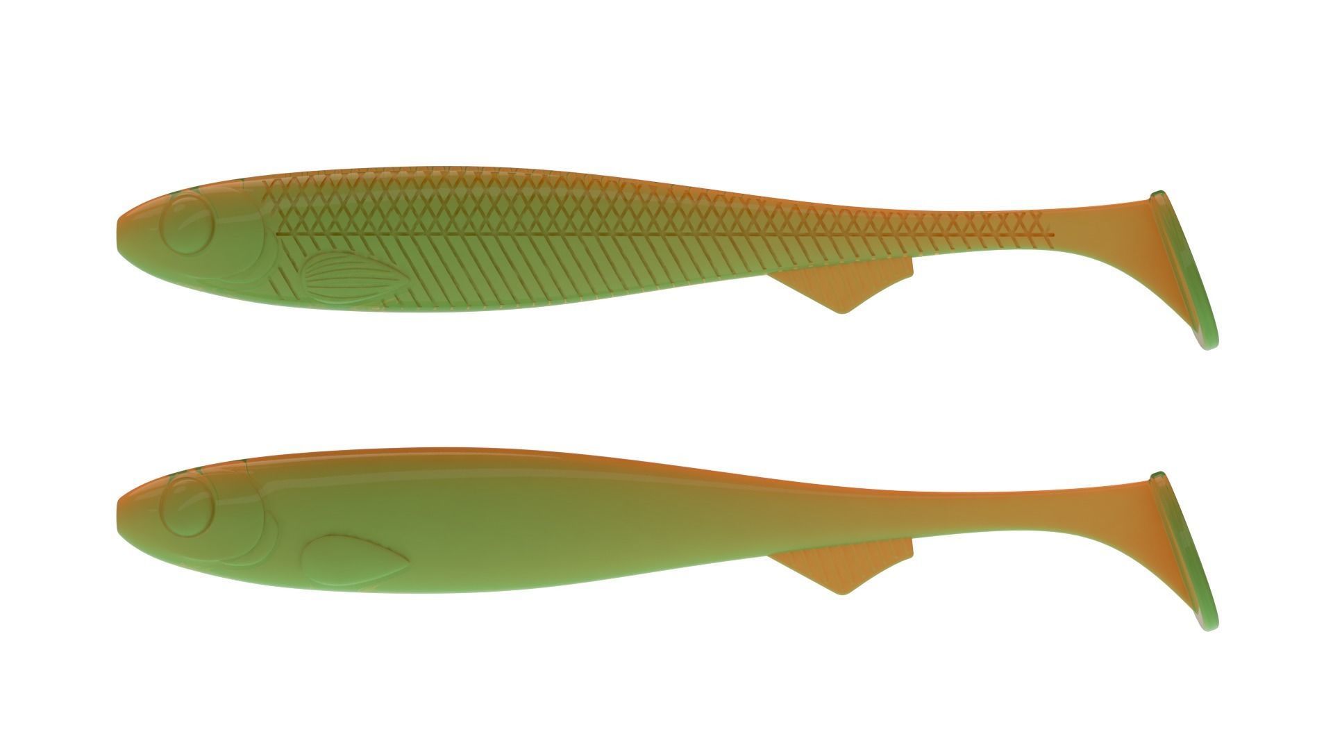 soft fishing lure v9 3D print model_3