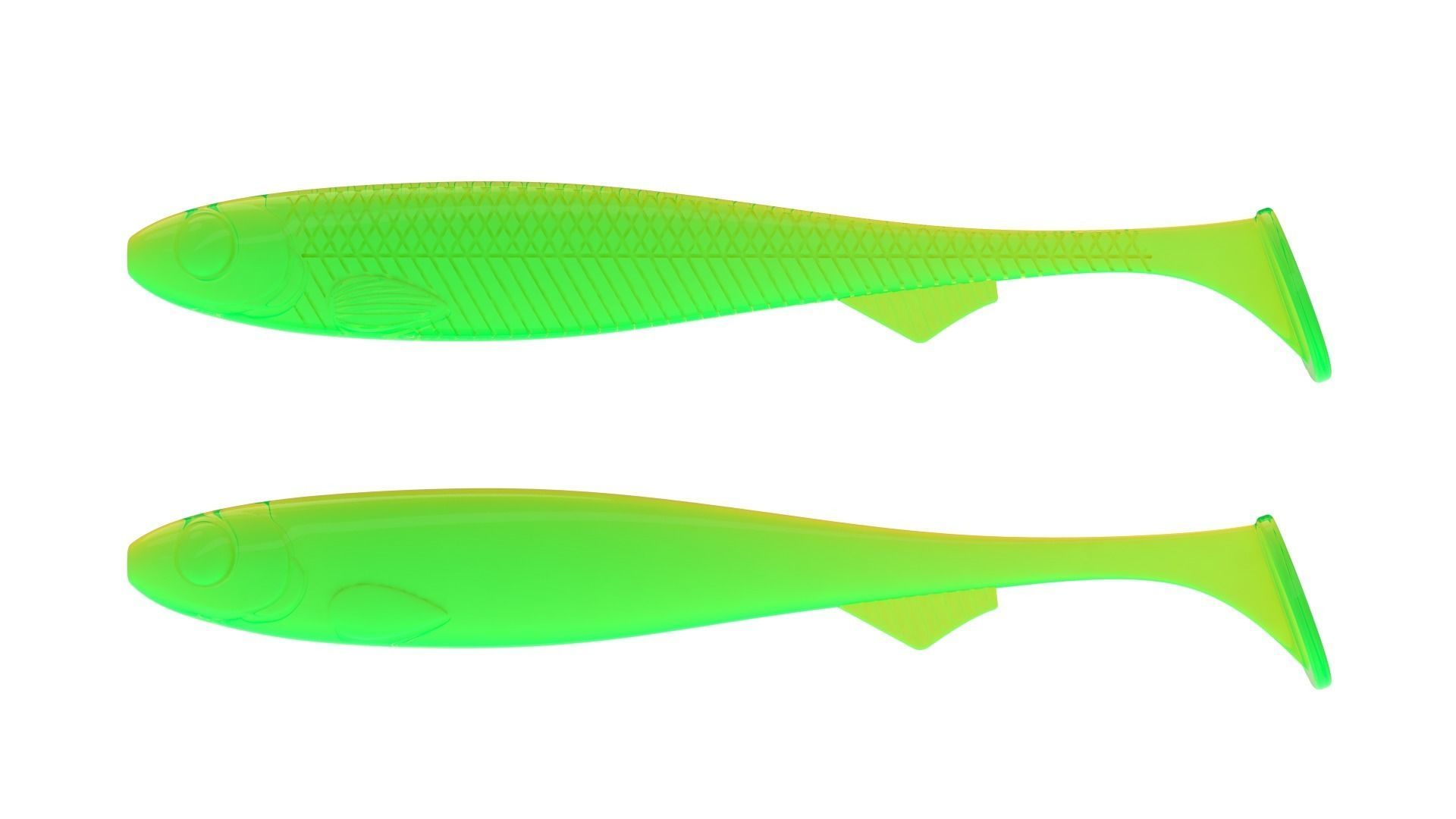 soft fishing lure v9 3D print model_2