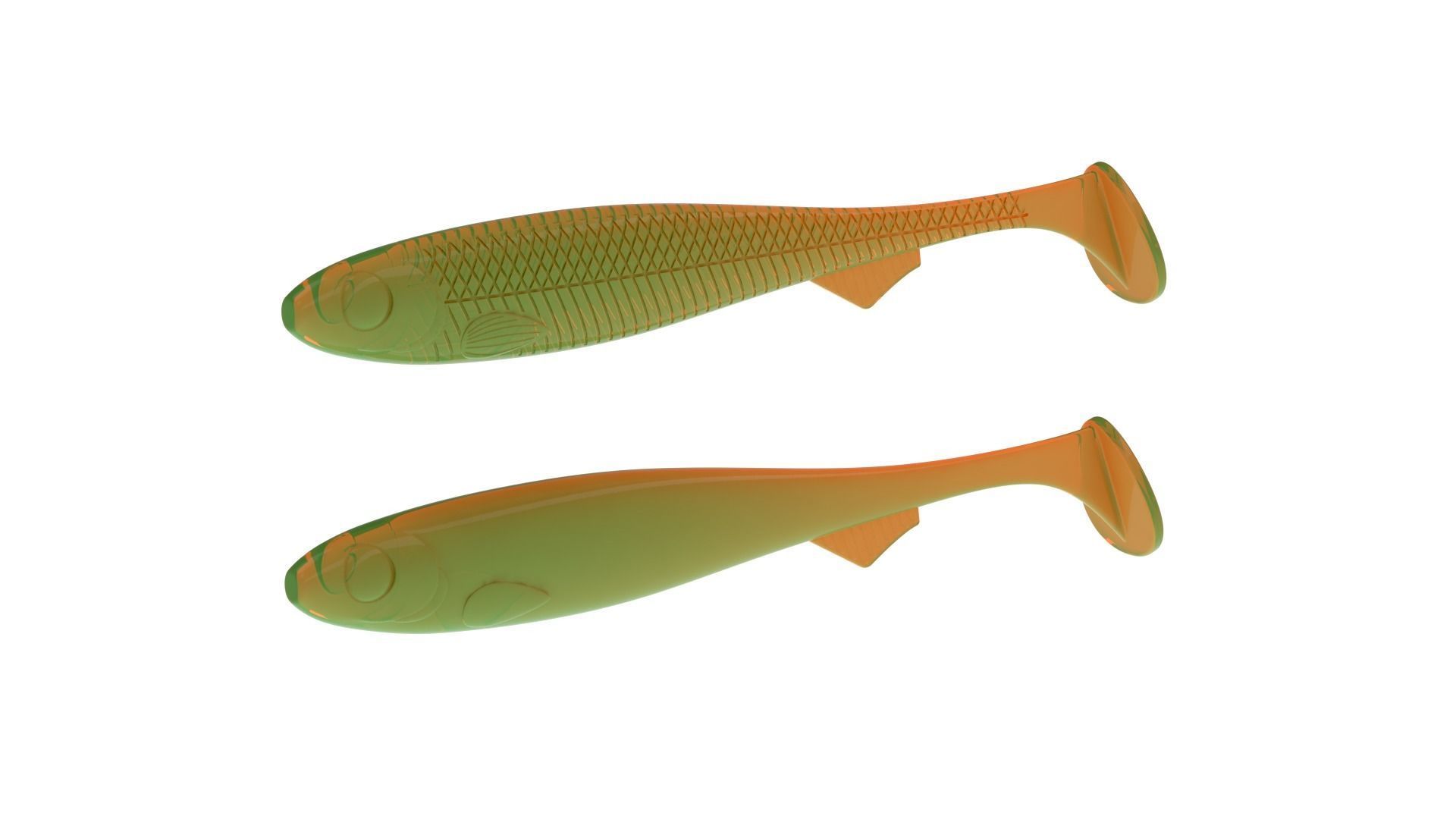 soft fishing lure v9 3D print model_4