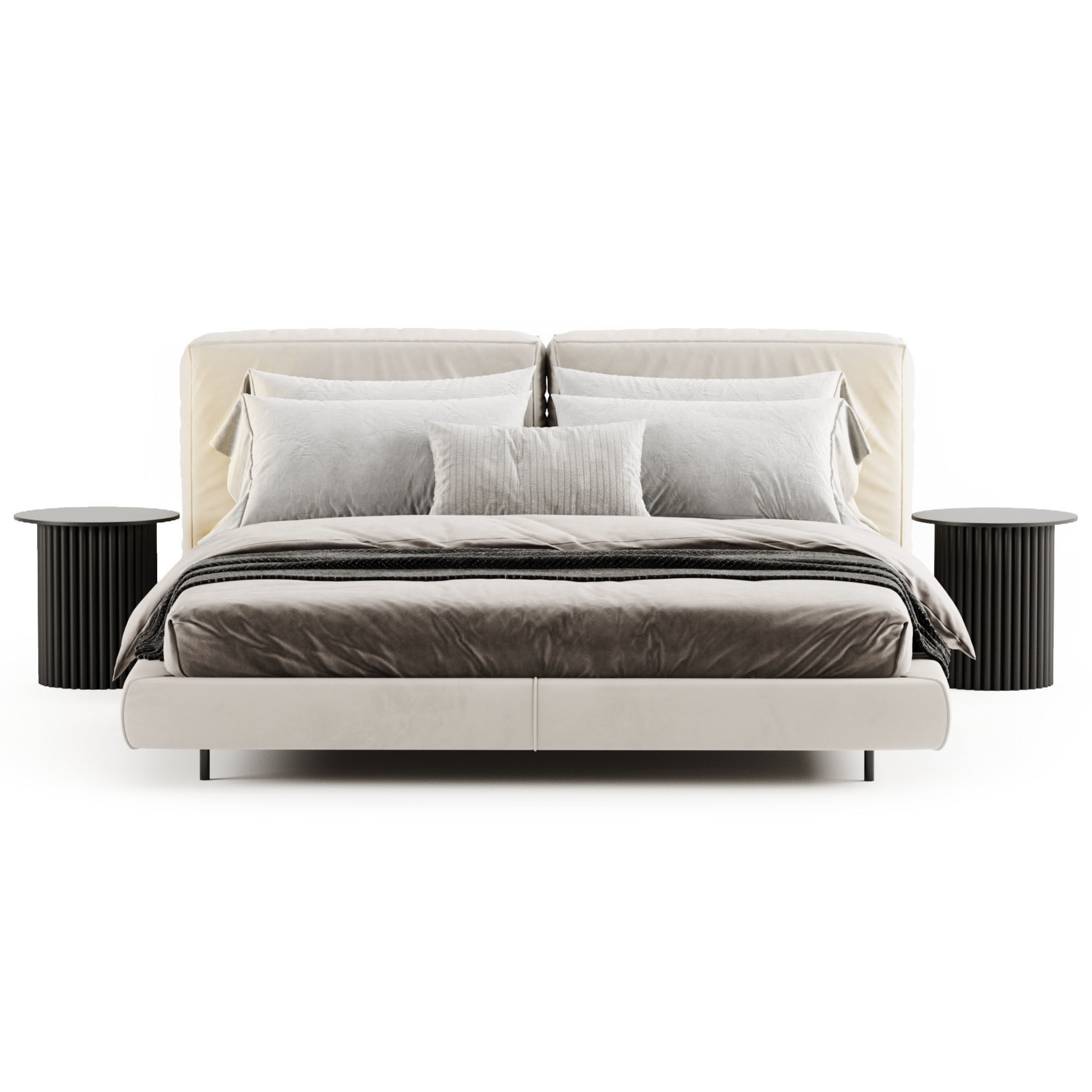 Zenit Bed by Desiree 3D model_12