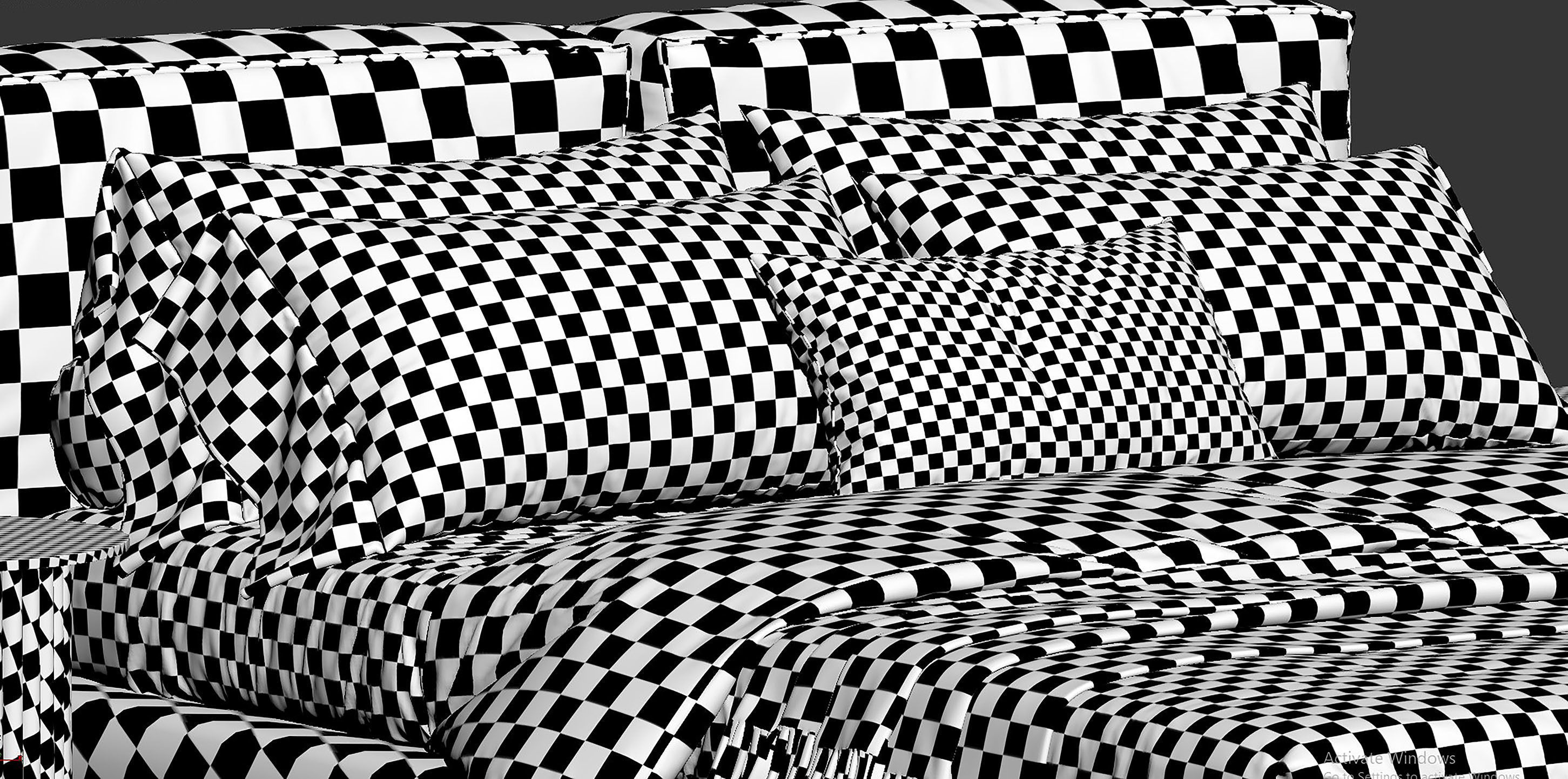 Zenit Bed by Desiree 3D model_16