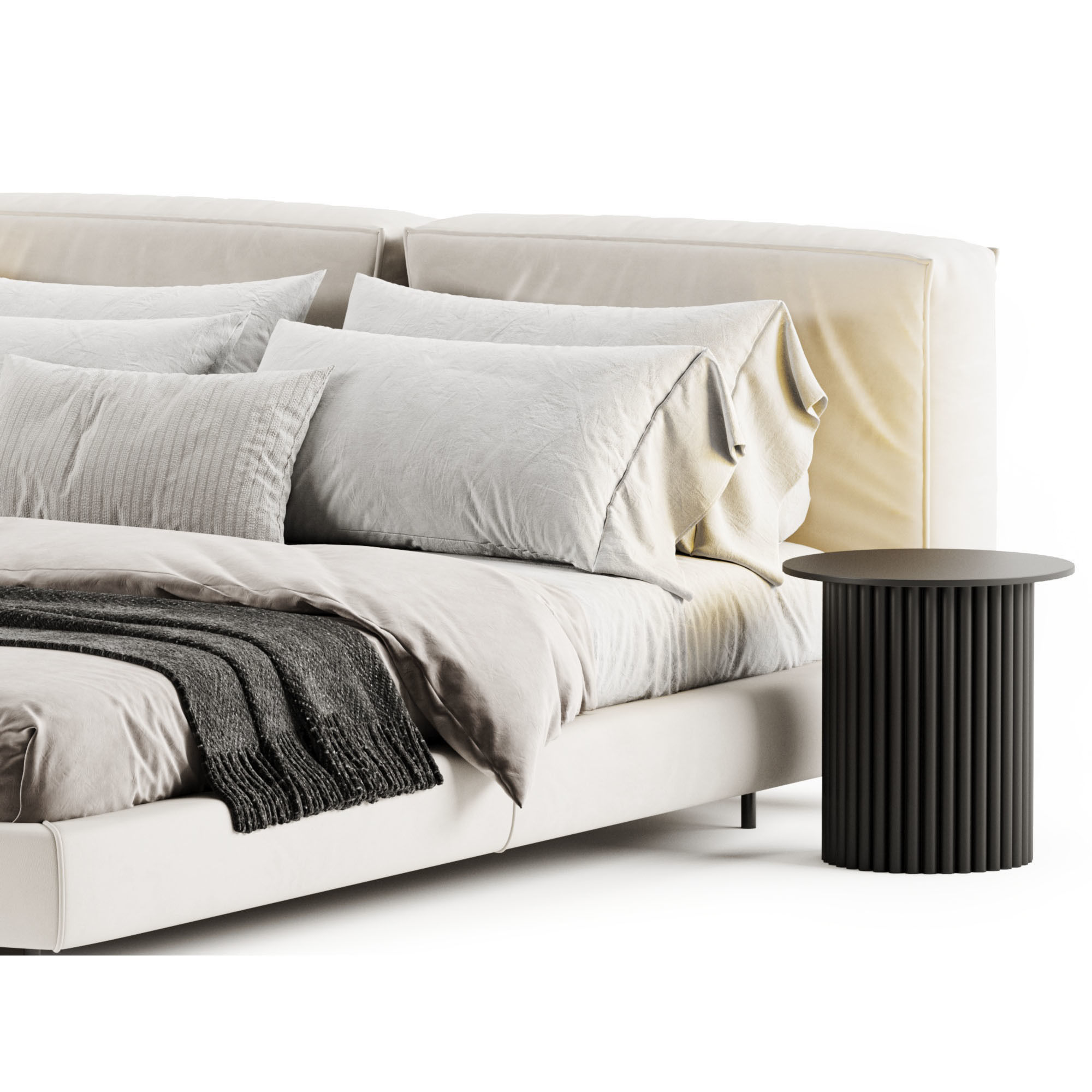 Zenit Bed by Desiree 3D model_10