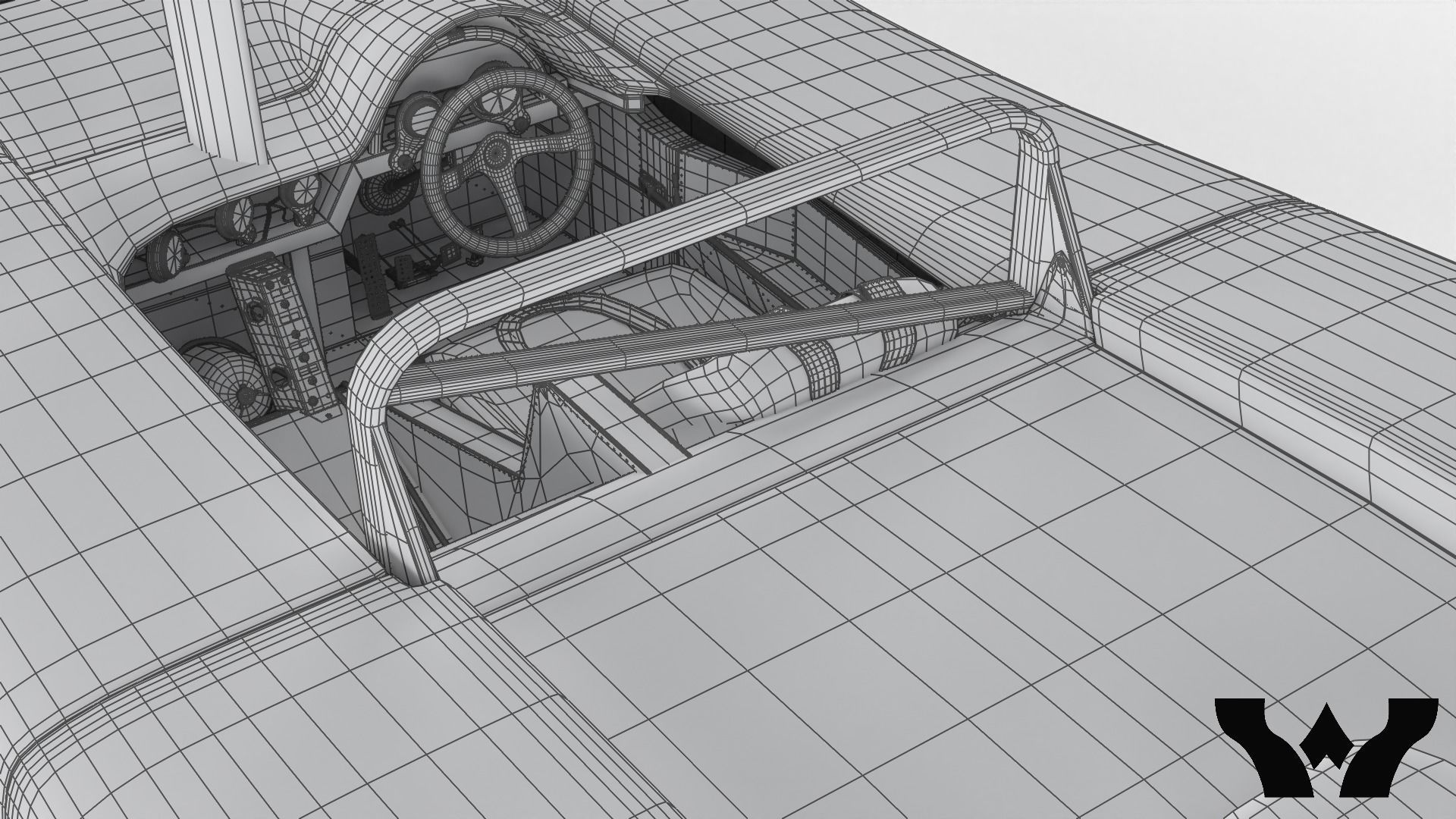 Lancia LC1  3D model_37