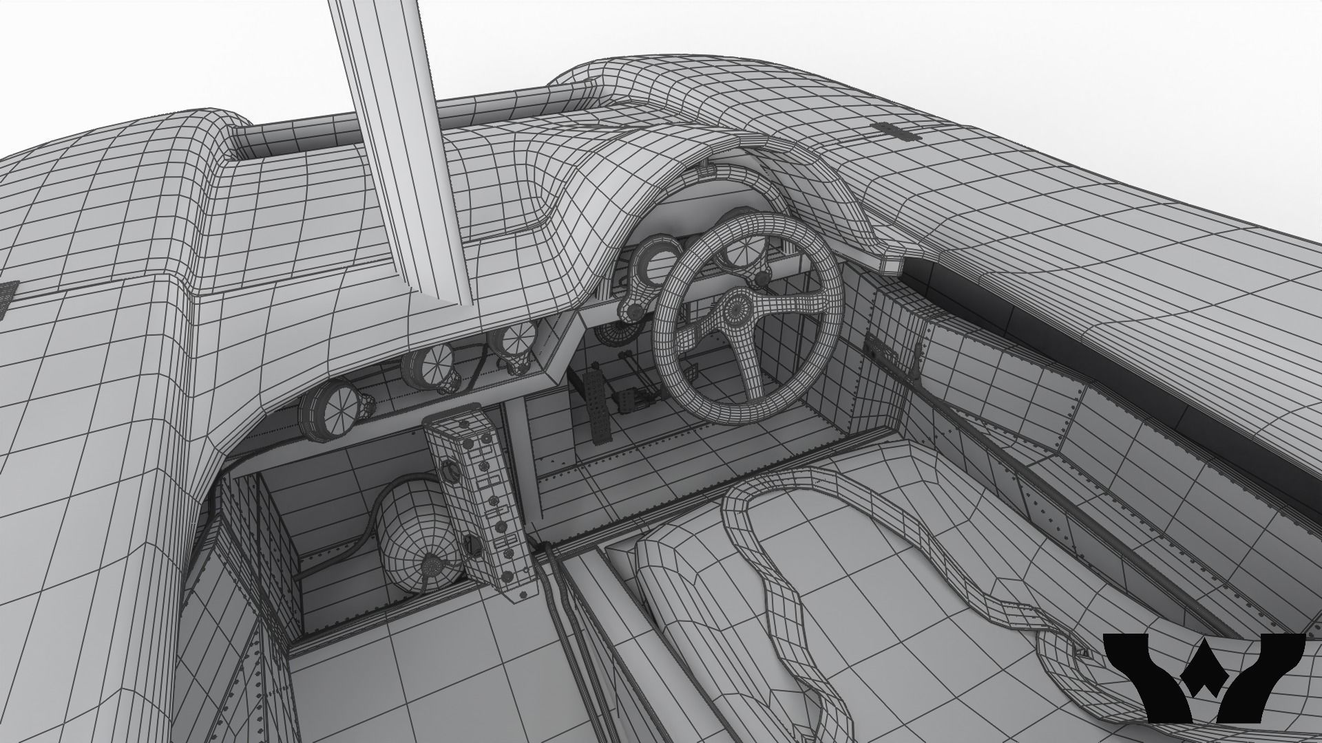 Lancia LC1  3D model_46