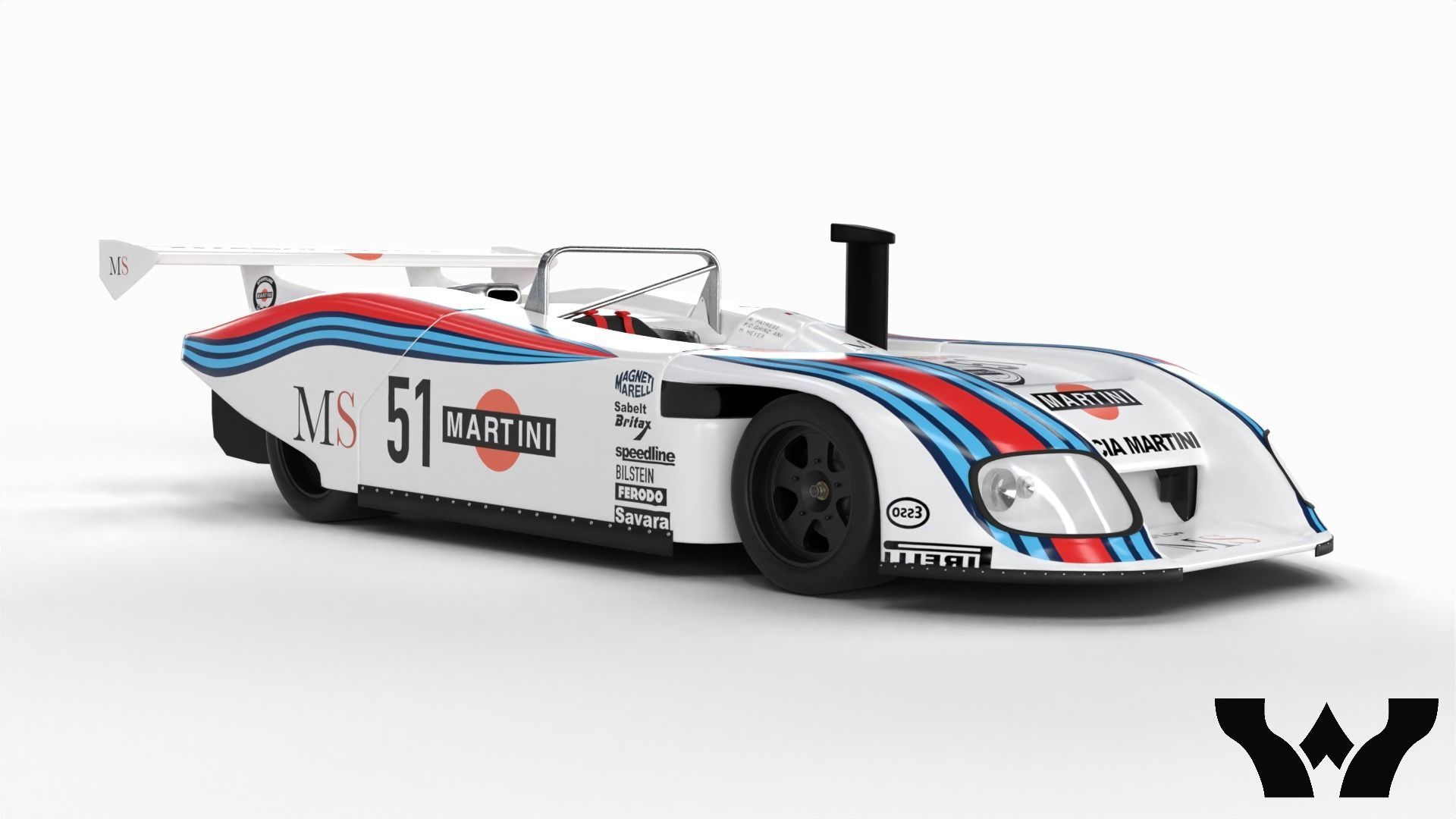 Lancia LC1  3D model_4