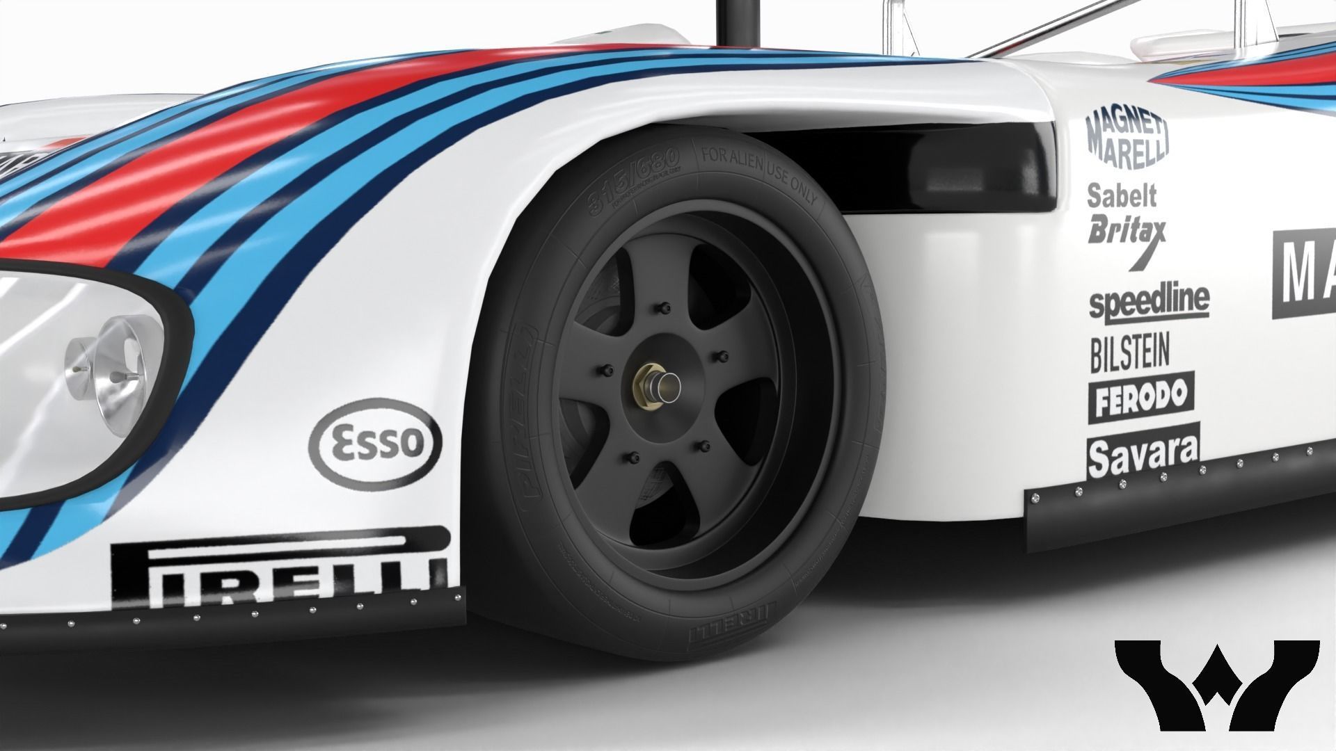 Lancia LC1  3D model_7