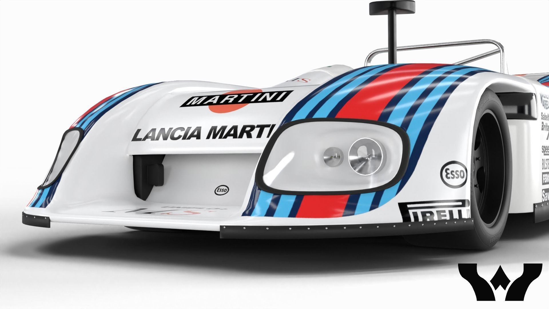 Lancia LC1  3D model_11