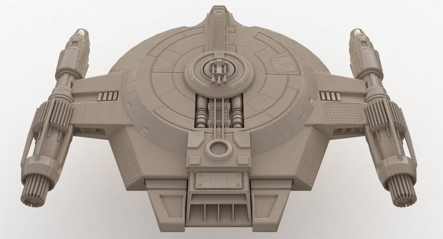 Lancer Class Spaceship Angel AI86 Low-poly 3D model_21